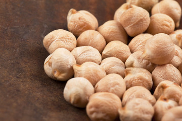 cropped image of chickpeas.