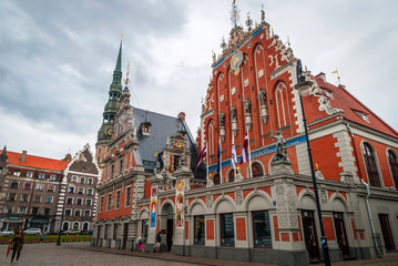 Fototapeta na wymiar City hall in Riga, Latvia