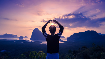 Wake up to a new day. Early morning at Samet Nangshe,Phangnga