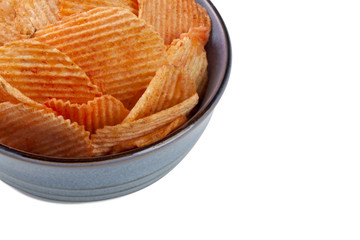 cheese potato chips in bowl