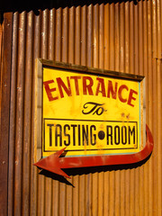 Wine Tasting Sign