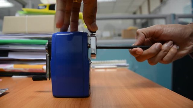 pencil Sharpener, sharpener and black pencil 