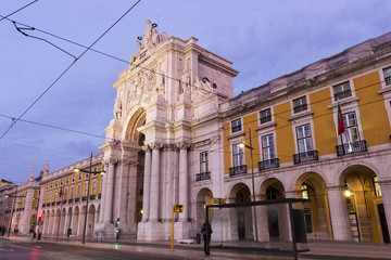 Rua Augusta Arch in Lisbon