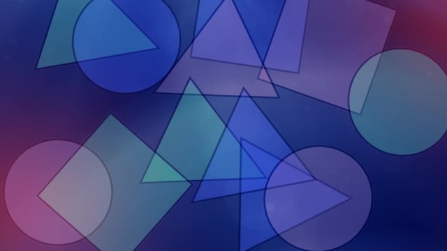 shapes pattern blue abstract motion background