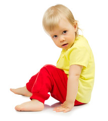 Little baby isolated