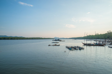 Fototapeta na wymiar Fishing village Phang Nga, Thailand