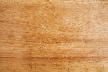 Fototapeta premium Old scratched wooden chopping board texture