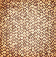 Bamboo weave texture with enamel waterproofing
