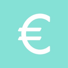 Euro -  vector icon.