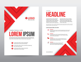 Layout Template elements, Presentation flat vector illustration