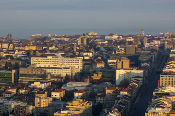 Fototapeta premium Skyline of Braga in Portugal