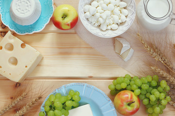 image of dairy products and fruits