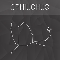 Obraz premium Ophiuchus constellation