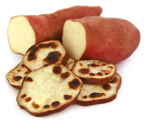 Baked sweet potatoes