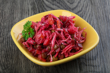 Viniagrette russian salad