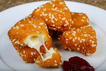 Baked camembert