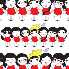 Stronger Together Character illustration