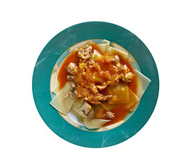 Italian pasta  maltagliati