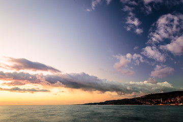 The castle and the lighthouse of Trieste