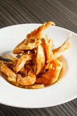 fried shrimps