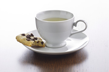 tea and cookie bite