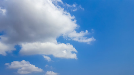 clouds on blue sky