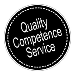 Quality Competence Service sticker