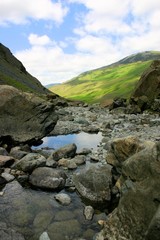 Fototapeta na wymiar Honister Stream, Lake District, UK