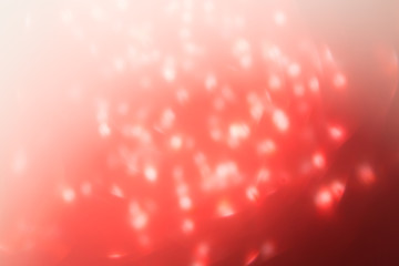 red background, abstract bokeh light celebration blur background