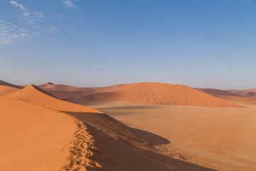 Fototapeta na wymiar Sand Dune 45 in Sossusvlei, Namibia