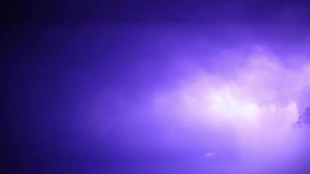 Night Thunderstorm - Lightning Storm