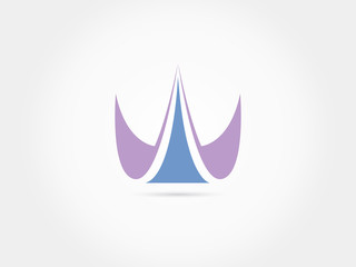 Traditional roof home top symbol