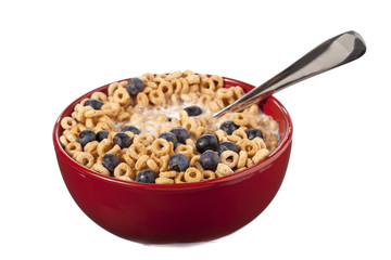 berry fruits and cereal