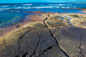 Volcanic beach