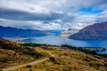 New Zealand - Queenstown Hill - Wakatipu Lake