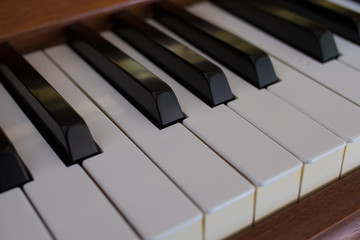 Fototapeta na wymiar Klaviertastatur