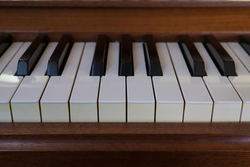 Fototapeta na wymiar Klaviertastatur