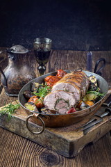 Lammbraten mit Grillgemüse