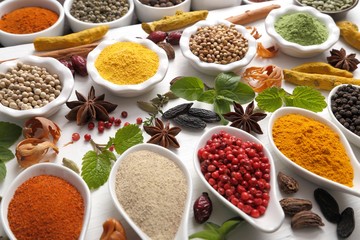 Spices and herbs.