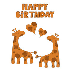 Happy birthday vector illustration