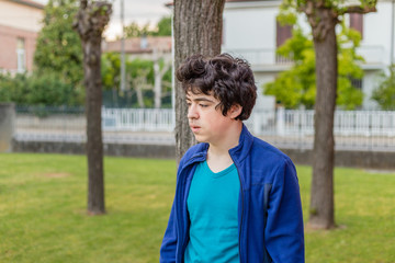 Naklejka premium teenager portrait