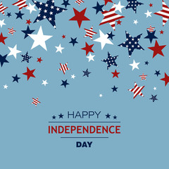 Fototapeta premium Vector Illustration of a 4th of July Independence Day Background