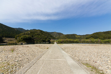 高知県四万十市　勝間沈下橋