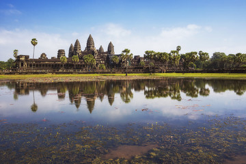 Fototapeta na wymiar Angkor Wat temple, Siem Reap, Cambodia.