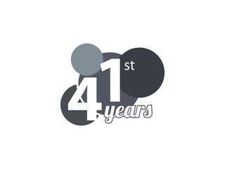 41st year anniversary logo