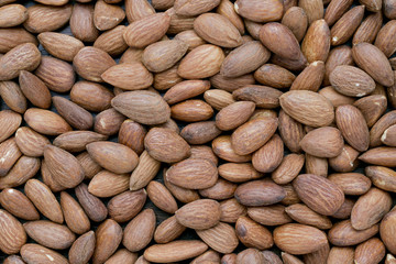 a pile of almonds