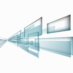 Fototapeta premium Business abstract blue background with stripes