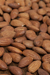 pile of almonds