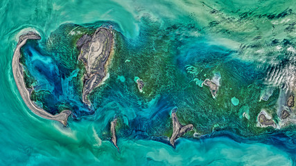 Earth view from space.  Elements of this image furnished by NASA