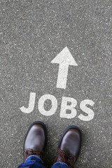 Jobs Job Arbeit Arbeitsstelle Jobsuche Business Konzept